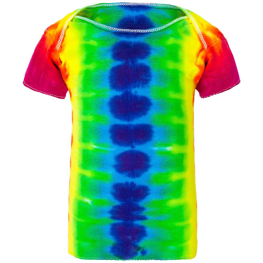 Horizontal Pleats Open Lap Neck Infant T-Shirt Infant T-Shirts Old Glory