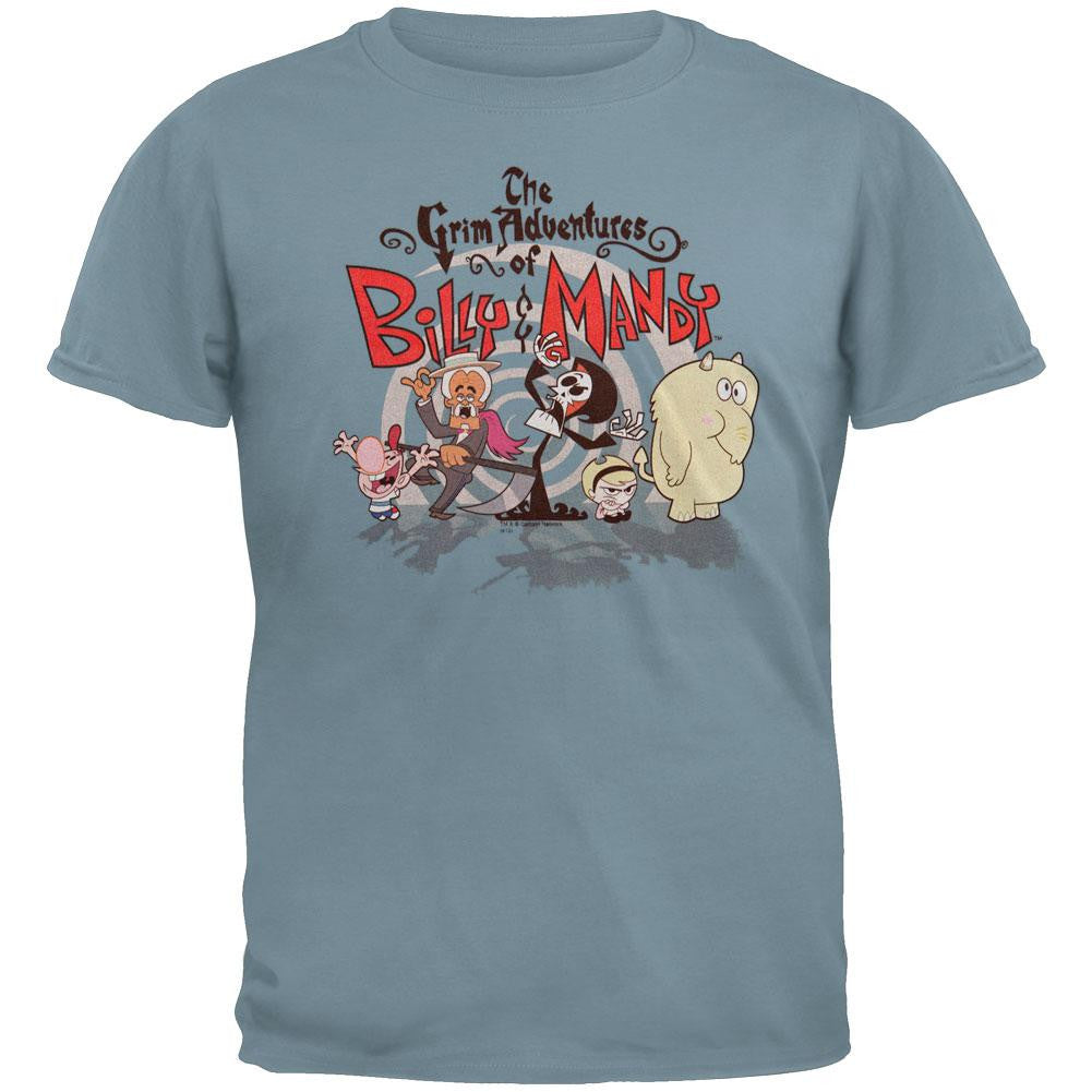 The Grim Adventures of Billy & Mandy - Group Shot Youth T-Shirt Youth T-Shirts The Grim Adventures of Billy & Mandy LG Blue
