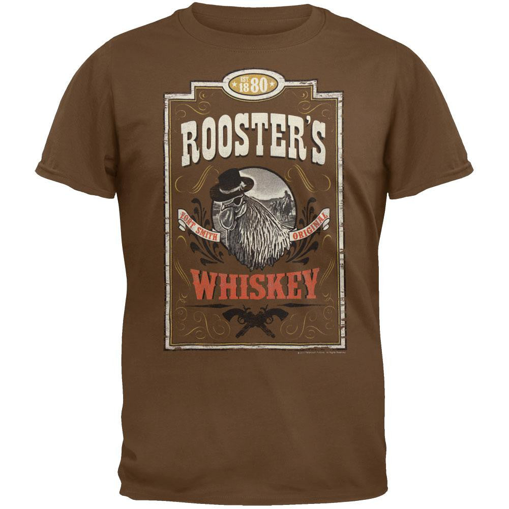 True Grit - Whiskey Label T-Shirt Men's T-Shirts True Grit 2XL Brown