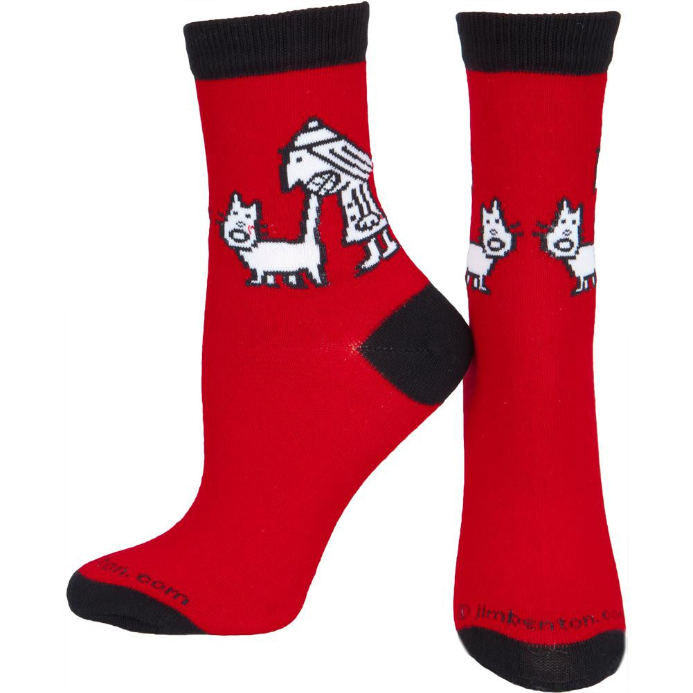 Just Plain Mean - Tail Bite Women's Socks Women's Socks Just Plain Mean