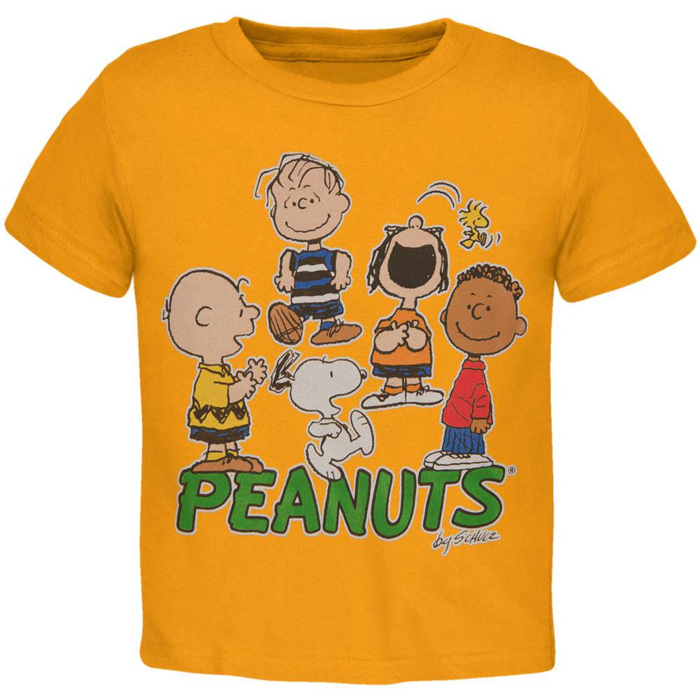 Peanuts - Buddies Infant T-Shirt Infant T-Shirts Peanuts 12 Yellow
