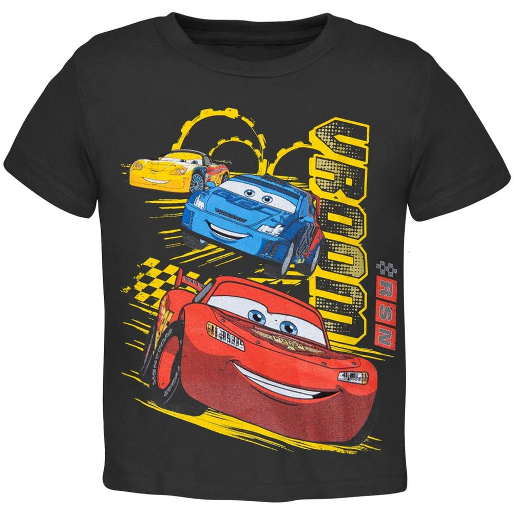 Cars - Vroom Run Toddler T-Shirt Toddler T-Shirts Cars (Movie) 2T Black