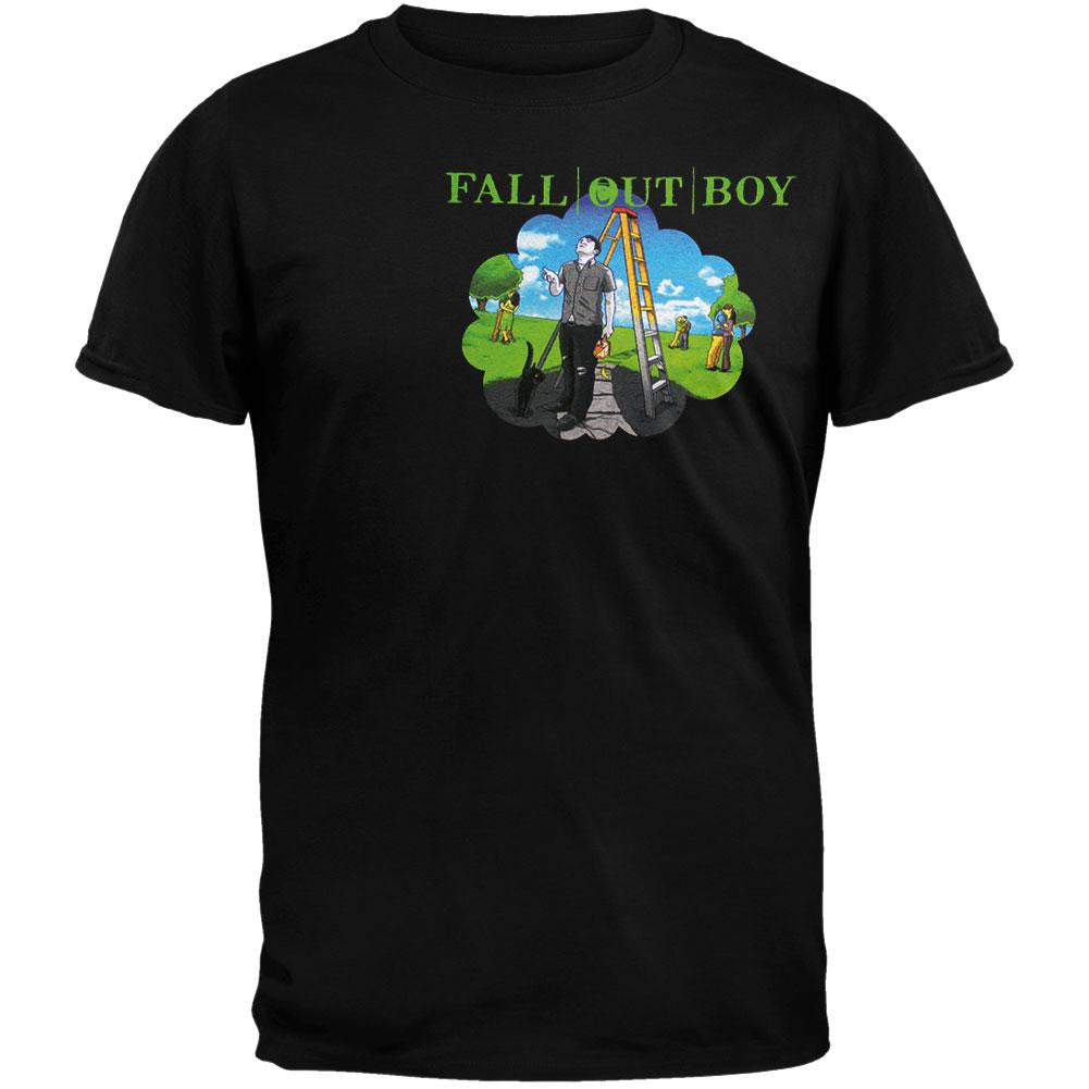 Fall Out Boy - Waiting For Rain Youth T-Shirt Youth T-Shirts Fall Out Boy LG Black