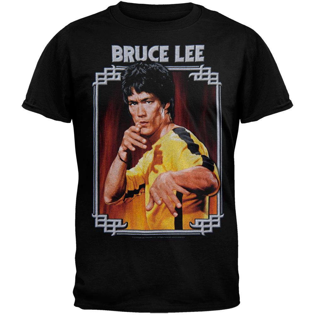 Bruce Lee - Fire T-Shirt Men's T-Shirts Bruce Lee SM Black