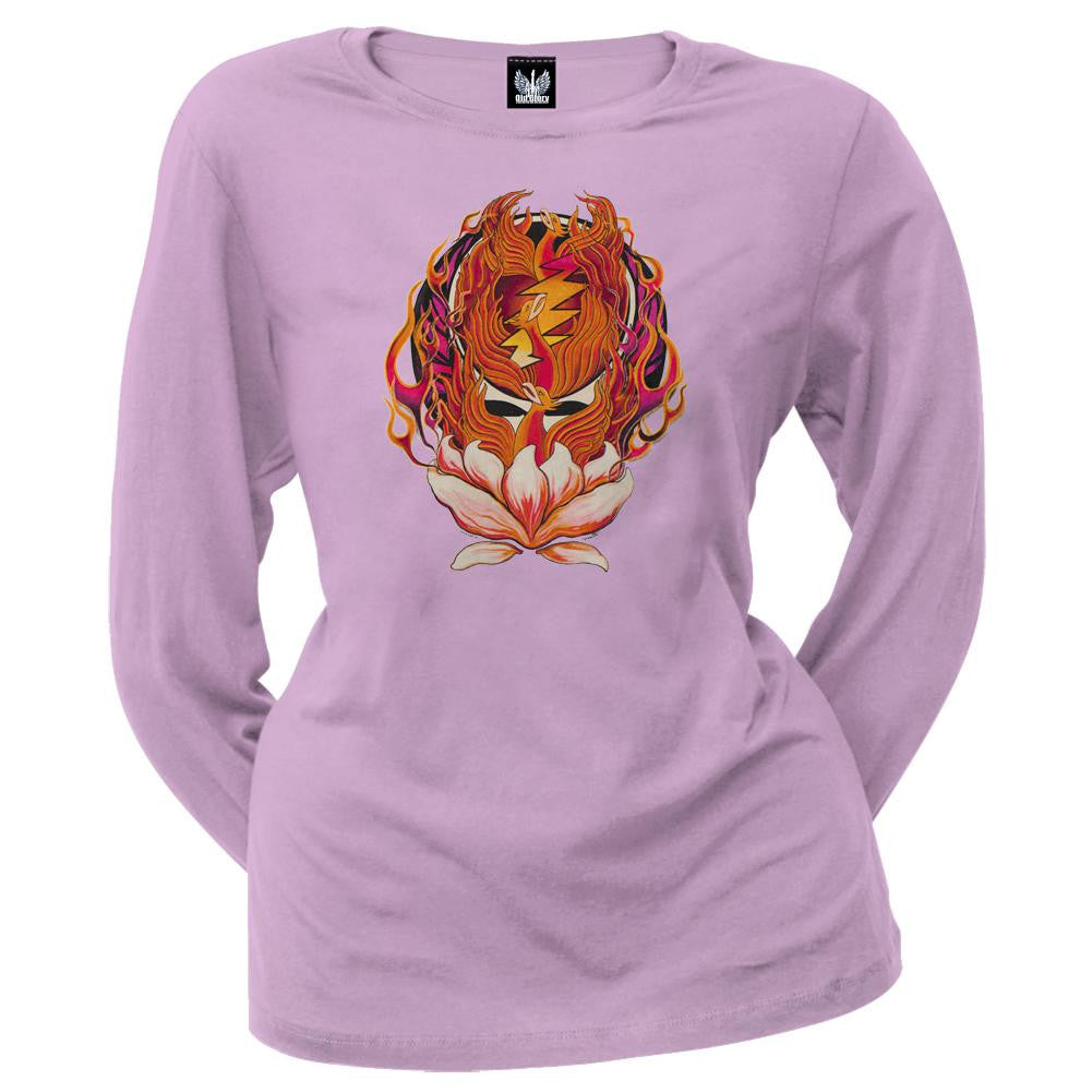 Grateful Dead - Phoenix Rising SYF Lilac Ladies Long Sleeve Women's Long Sleeves Grateful Dead