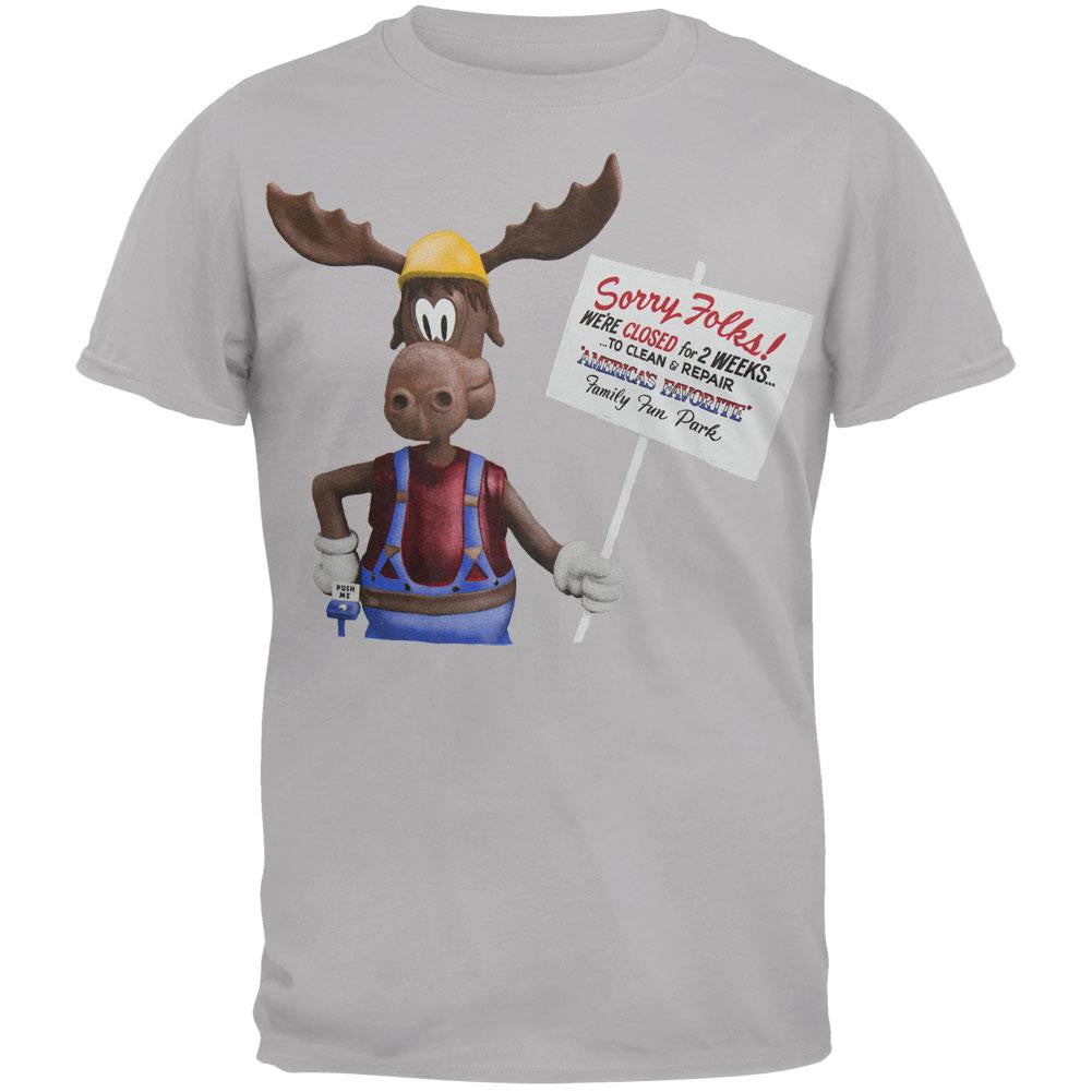 National Lampoon Vacation - Sorry Folks Closed T-Shirt Men's T-Shirts National Lampoon SM Grey
