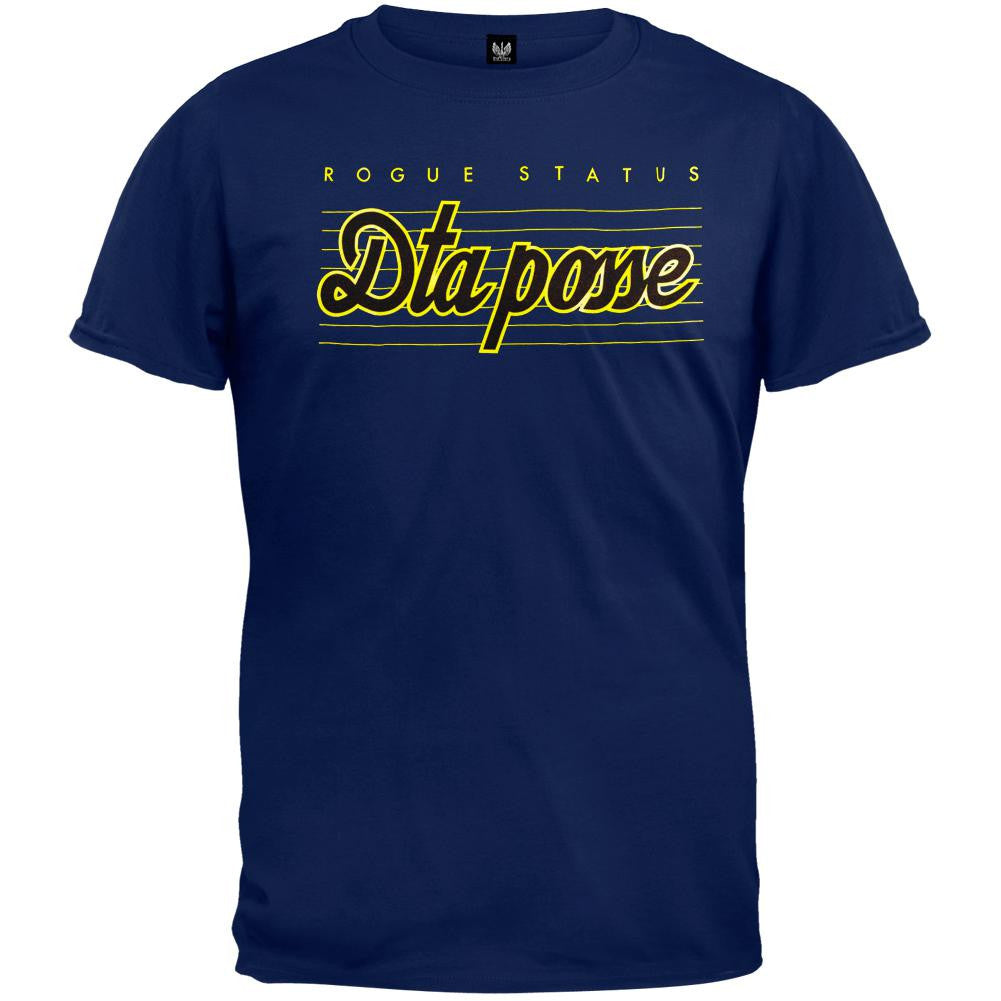 DTA - Throwback Navy Blue T-Shirt Men's T-Shirts DTA 2XL Dark Blue