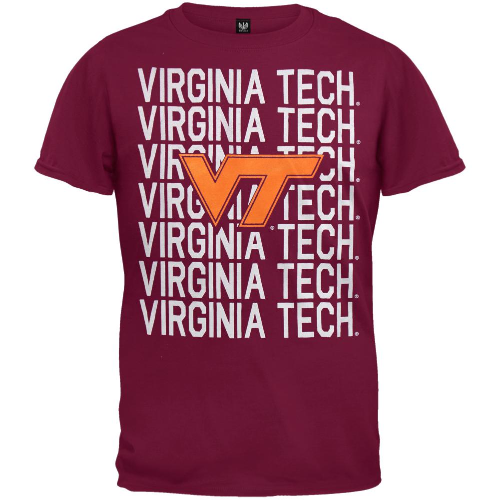 Virginia Tech Hokies - Team & Logo Girls Youth T-Shirt Youth T-Shirts Virginia Tech Hockies 12 Red