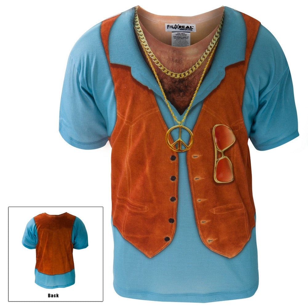Faux Real - '70s Vest Youth Costume T-Shirt Youth T-Shirts Faux Real LG Multi