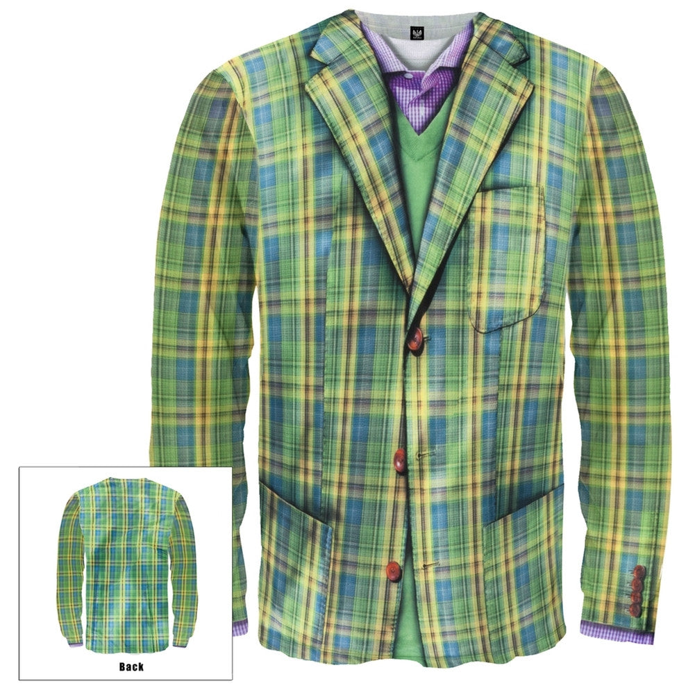 Faux Real - Plaid Suit Youth Costume Long Sleeve T-Shirt Youth Long Sleeves Faux Real