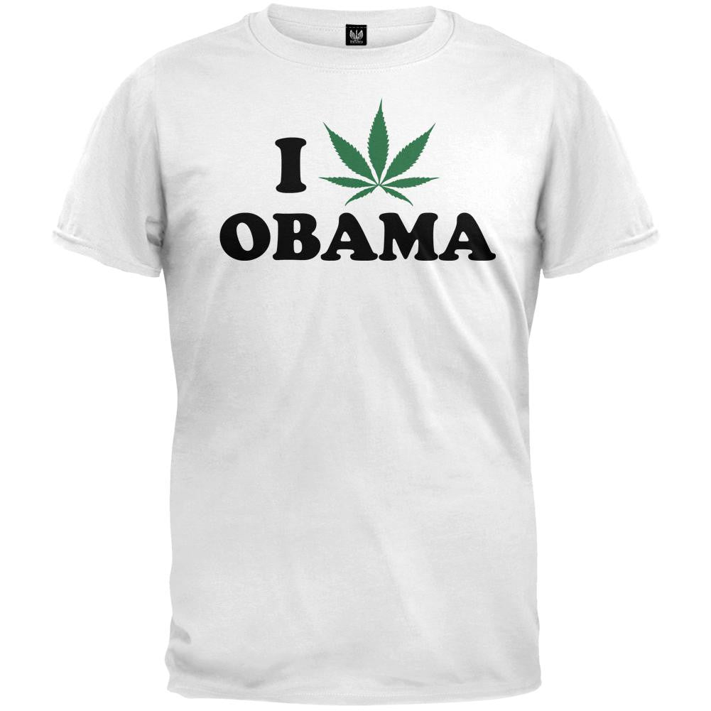 I Pot Leaf Eric Holder Juniors T-Shirt Juniors T-Shirts Old Glory