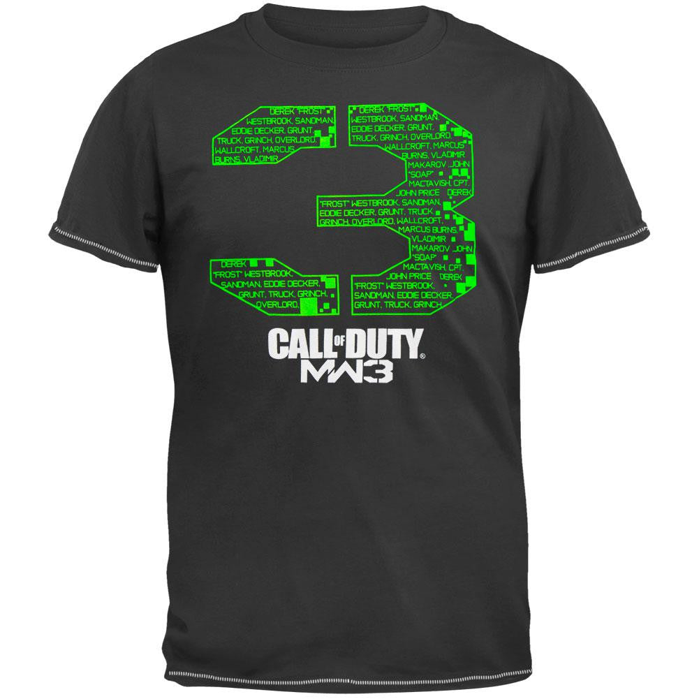 Call of Duty - Giant Three T-Shirt Men's T-Shirts Call of Duty XL Black