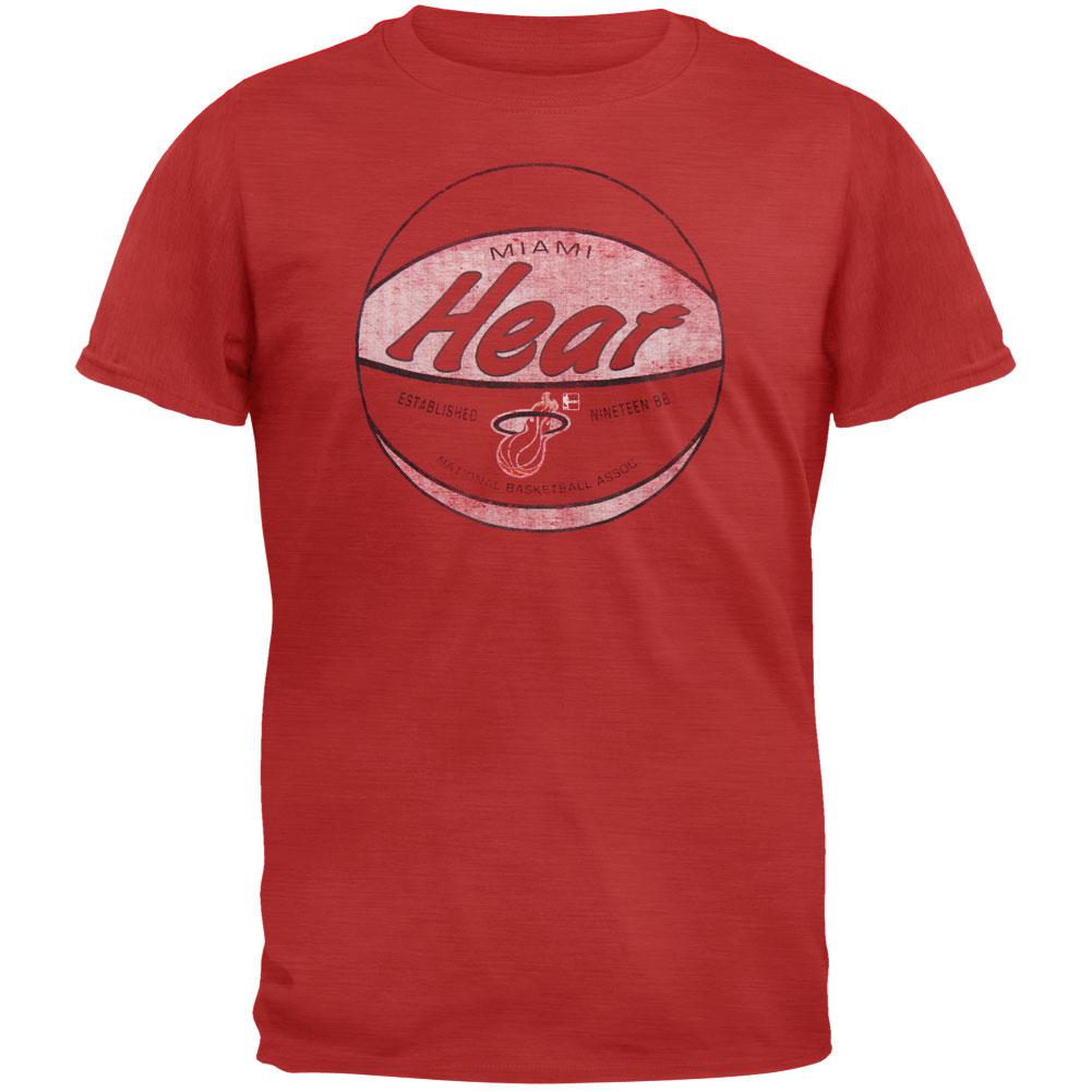 Miami Heat - Logo Scrum Premium T-Shirt Men's T-Shirts Miami Heat 2XL Red