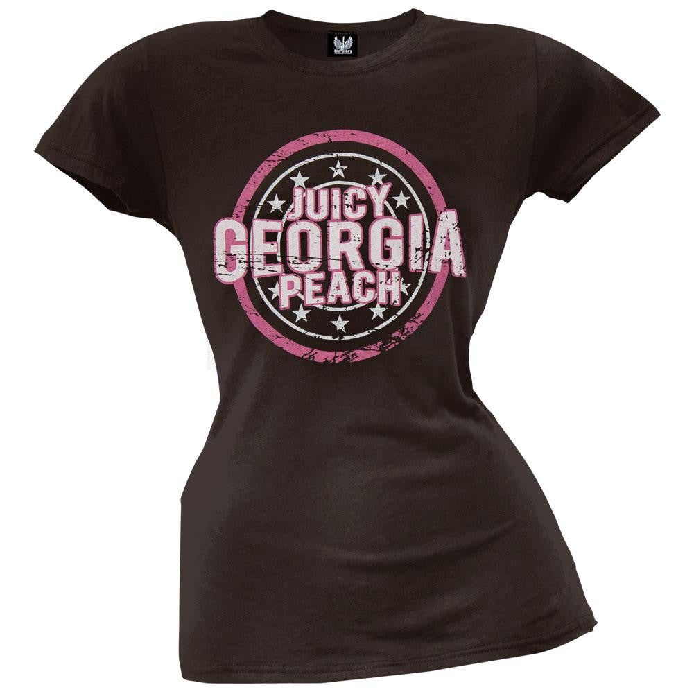 Jason Aldean - Juicy Georgia Peach Juniors T-Shirt Juniors T-Shirts Jason Aldean