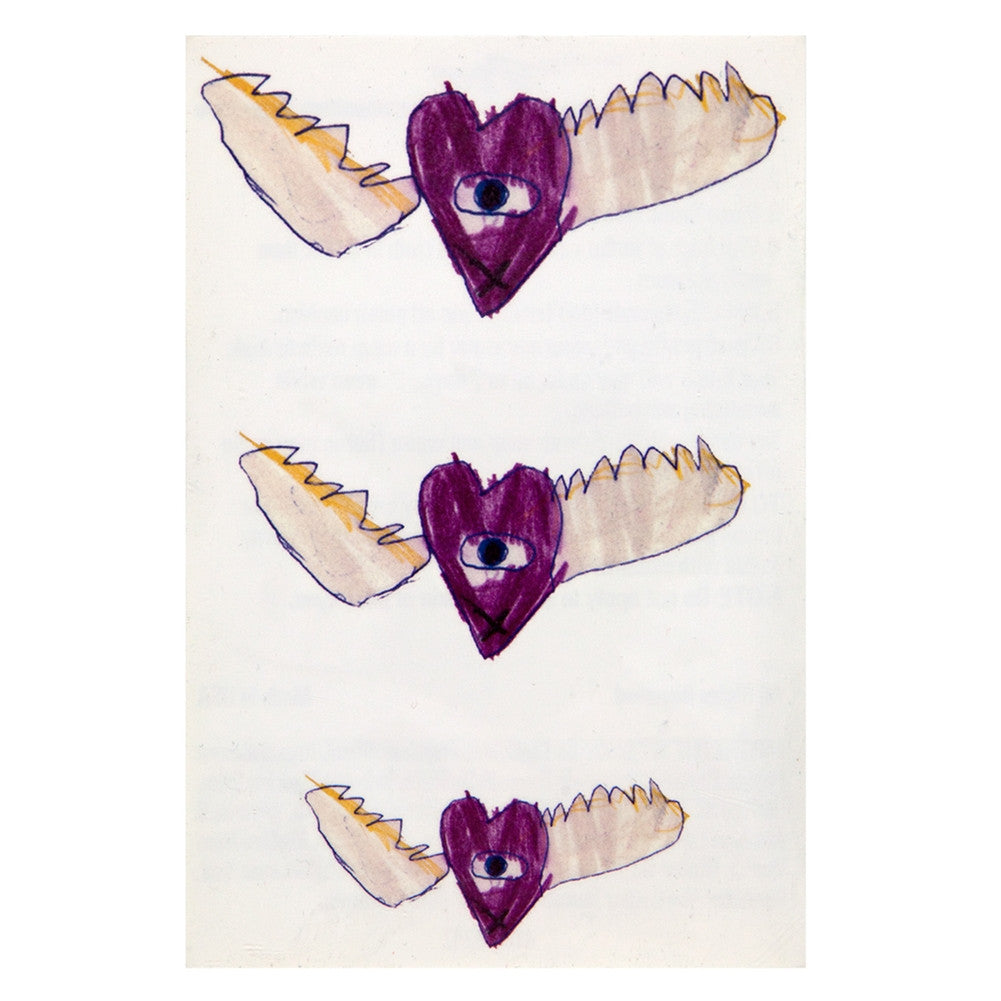 The Cure - Heart Wings Temporary Tattoos Tattoos Old Glory