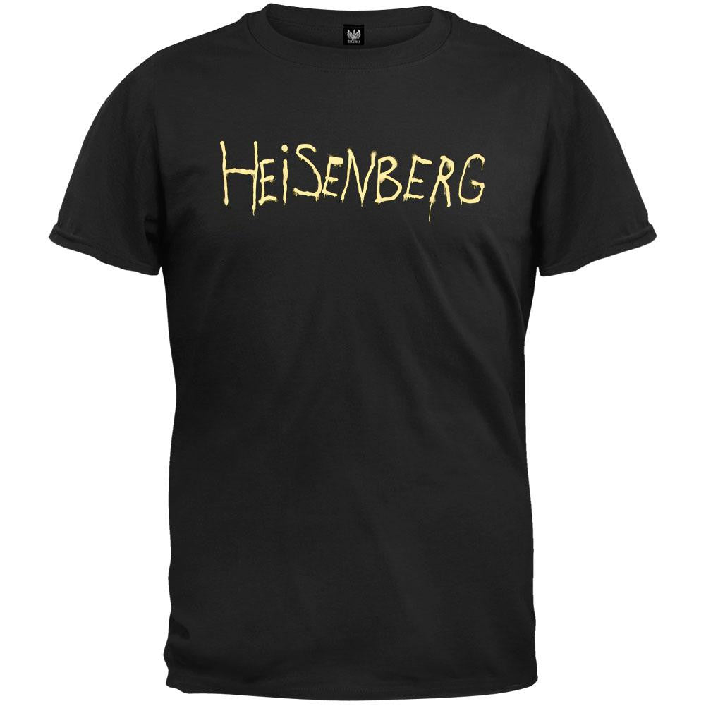 Breaking Bad - Heisenberg Signature T-Shirt Men's T-Shirts Breaking Bad SM Black