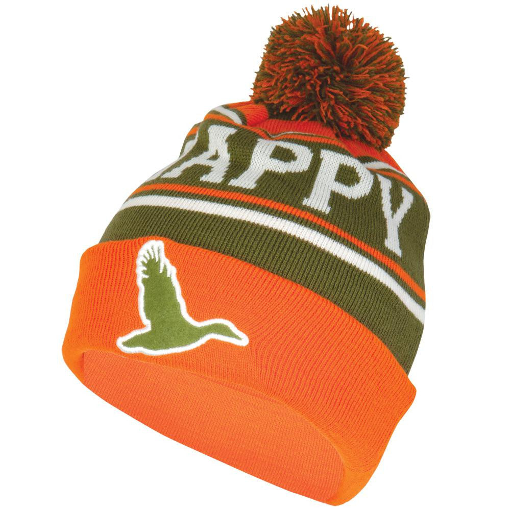 Duck Dynasty - Happy Pom Pom Knit Hat Knit Hats Old Glory OS Orange
