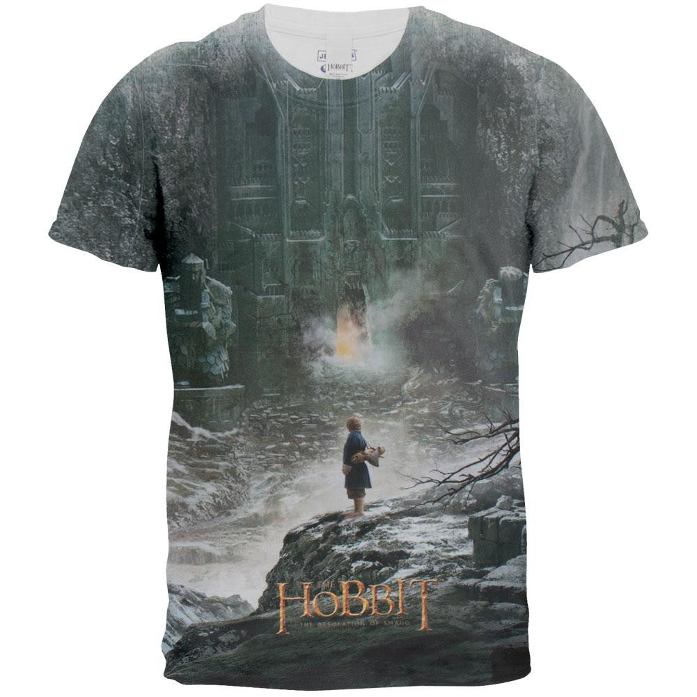 The Hobbit - Big Poster All Over T-Shirt Men's T-Shirts The Hobbit 2XL Multi