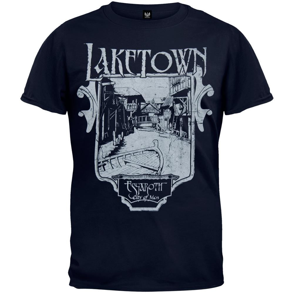 The Hobbit - Laketown Simple Soft T-Shirt Men's T-Shirts The Hobbit 2XL Dark Blue