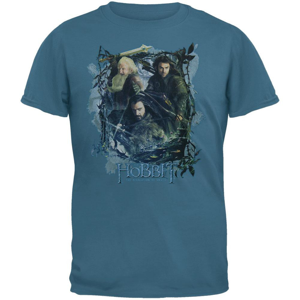 The Hobbit - Three Dwarves Youth T-Shirt Youth T-Shirts The Hobbit LG Blue