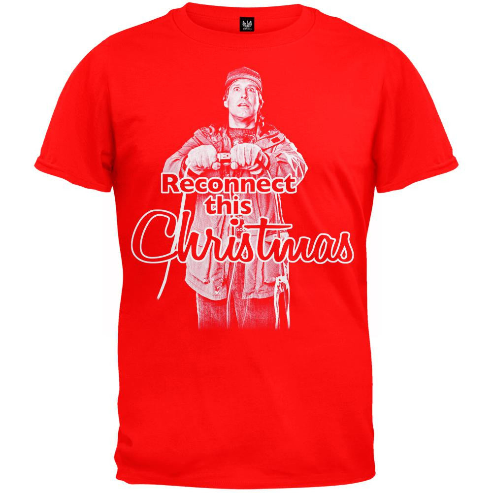 Christmas Vacation - Reconnect This Christmas T-Shirt Men's T-Shirts National Lampoon SM Red