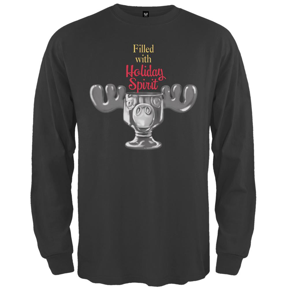 Christmas Vacation - Filled With Holiday Spirit Long Sleeve T-Shirt Men's Long Sleeves National Lampoon SM Black