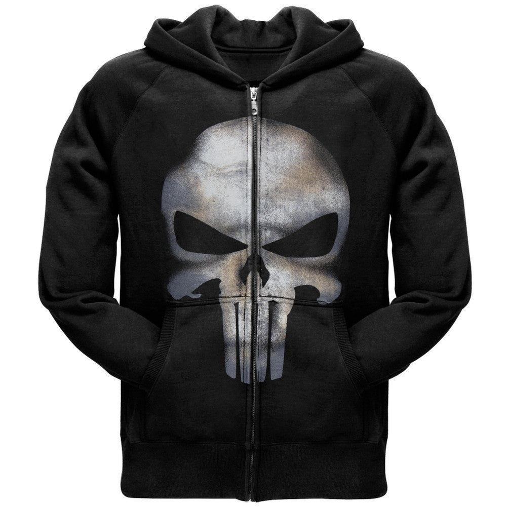 Punisher - No Sweat Zip Hoodie Men's Hoodies The Punisher MD Black