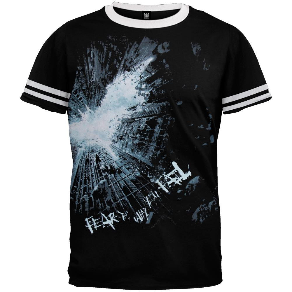 Batman - Dark Knight Fear Ringer T-Shirt Men's T-Shirts Batman 2XL Black