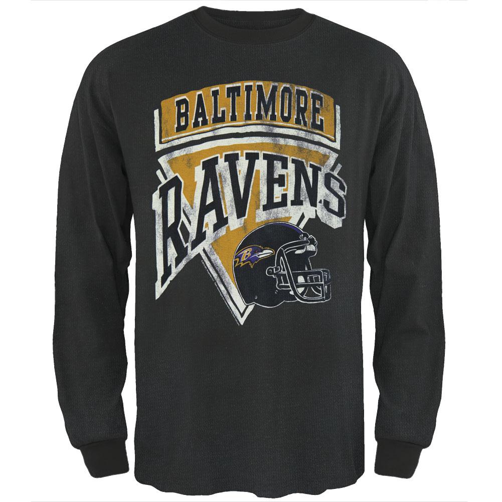 Baltimore Ravens - Time Out Thermal Men's Thermals Baltimore Ravens SM Grey