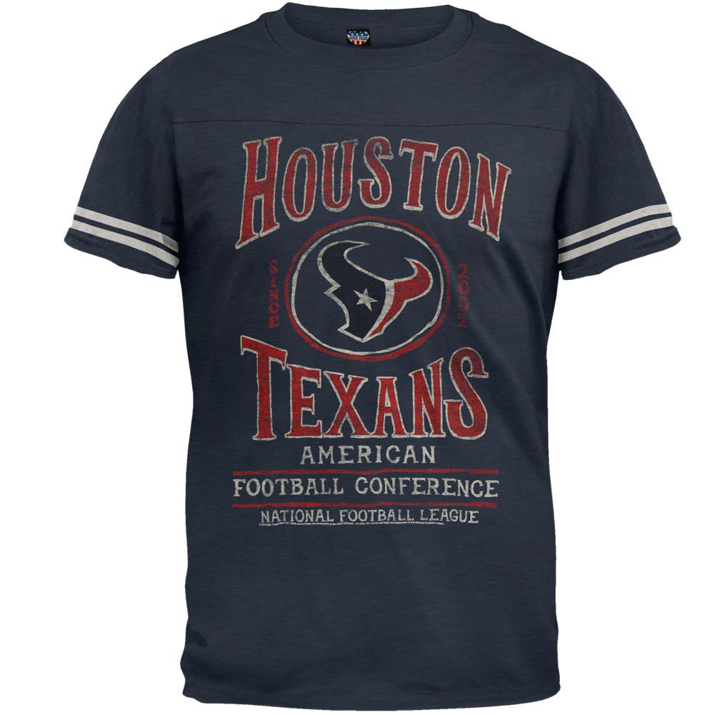 Houston Texans - Tailgate Jersey T-Shirt Men's T-Shirts Houston Texans LG Blue