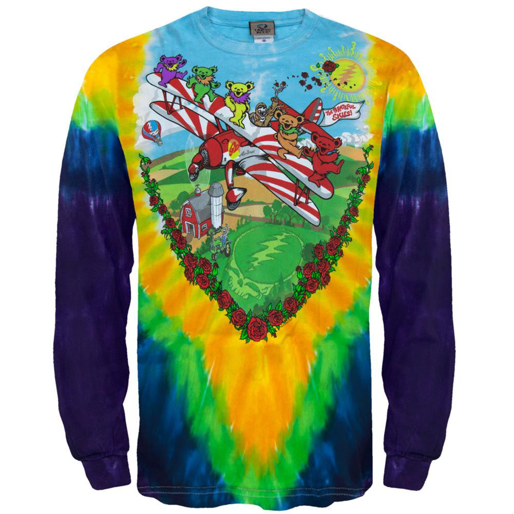 Grateful Dead - Bi-Plane Bears Long Sleeve T-Shirt Men's Long Sleeves Grateful Dead XL Multi