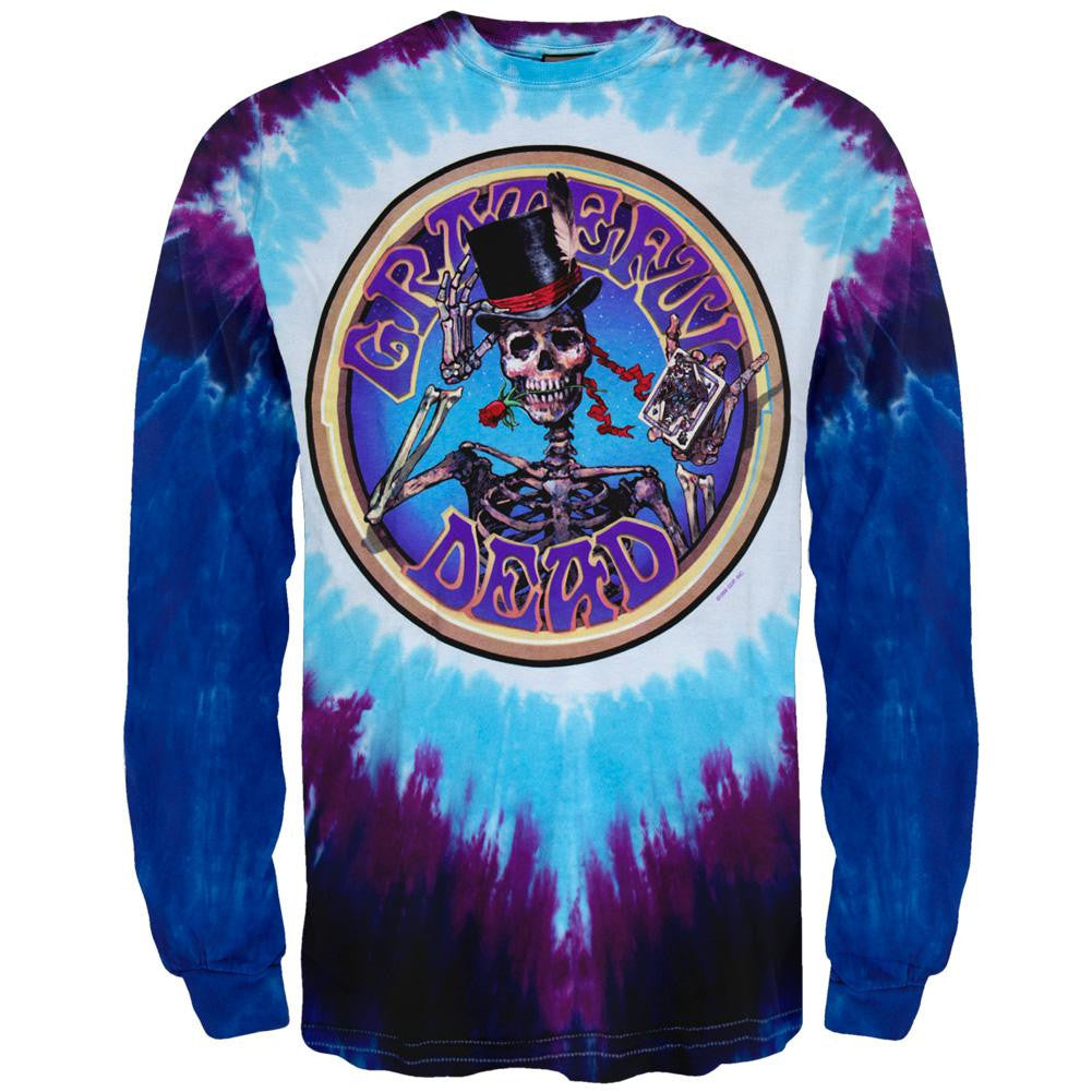 Grateful Dead - Queen of Spades Mens Long Sleeve T-Shirt Men's Long Sleeves Grateful Dead MD Multi