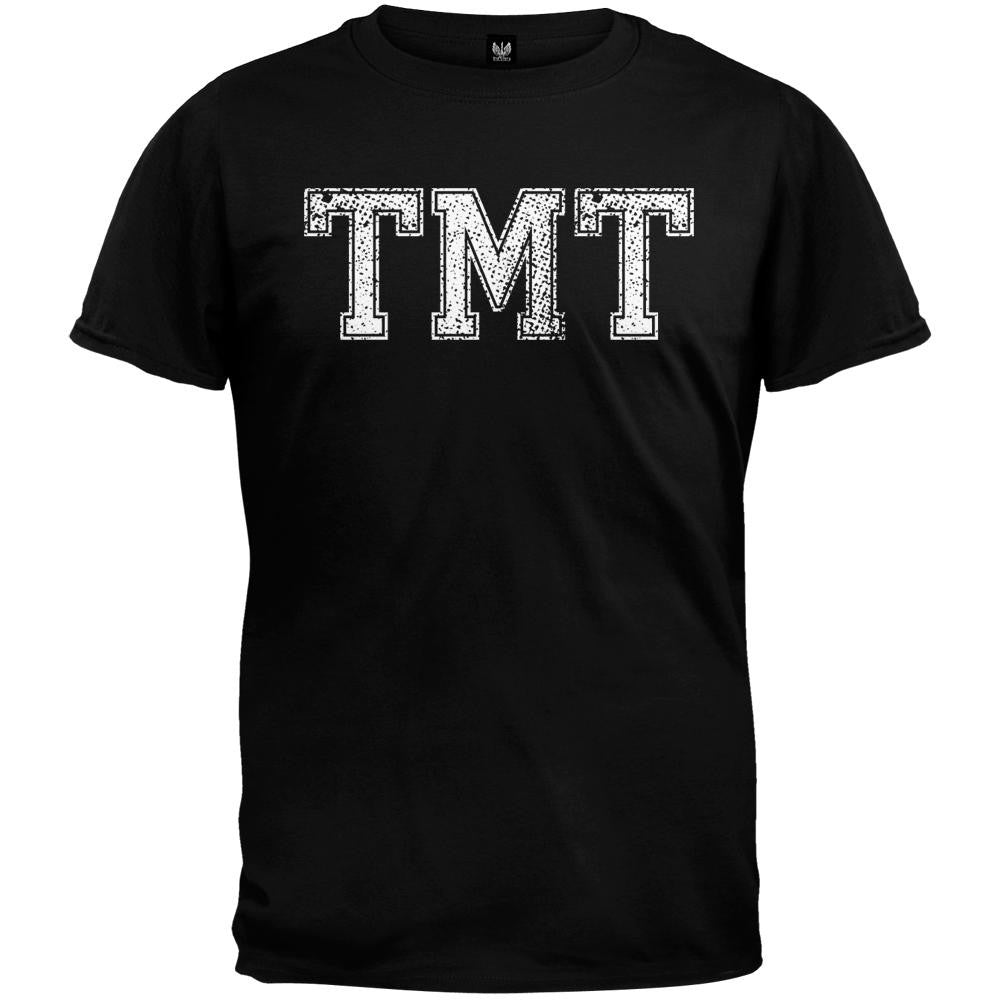 TMT Vintage Black Adult T-Shirt Men's T-Shirts Old Glory