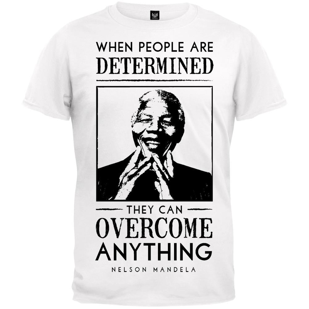 Nelson Mandela Determined T-Shirt Men's T-Shirts Nelson Mandela