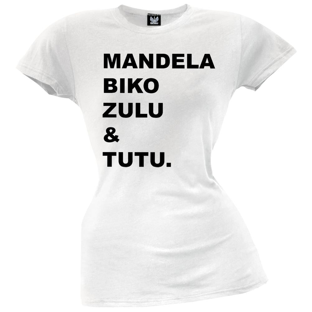 Mandela Biko Zulu Tutu Juniors T-Shirt Juniors T-Shirts Old Glory