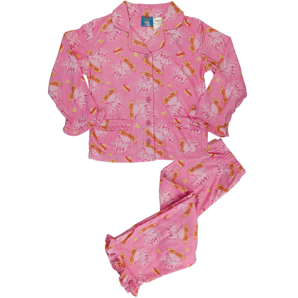 Dr. Seuss - Faithful Horton Juvy Pajama Set Juvenile Sleep Sets Dr. Seuss J4 Pink