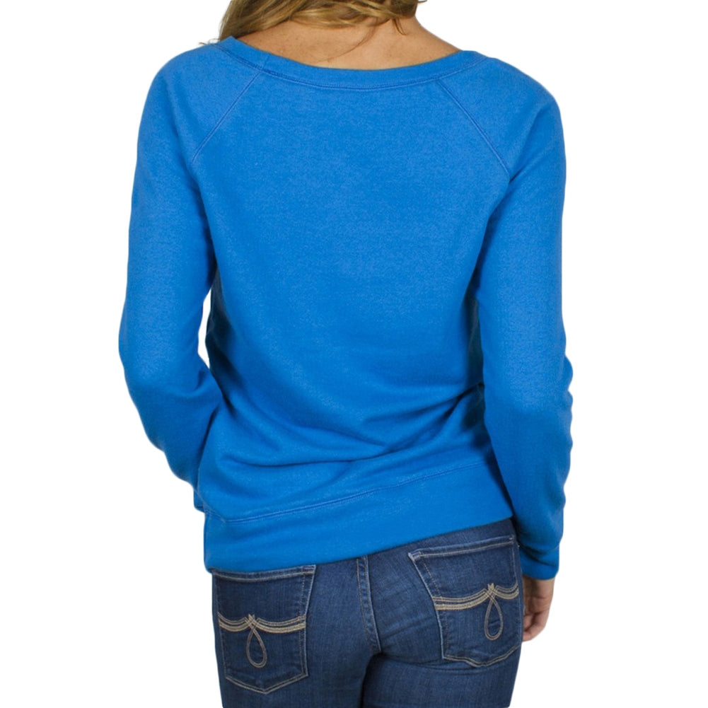 Indianapolis Colts - Field Goal Juniors Wide Neck Sweatshirt Juniors Sweatshirts Indianapolis Colts