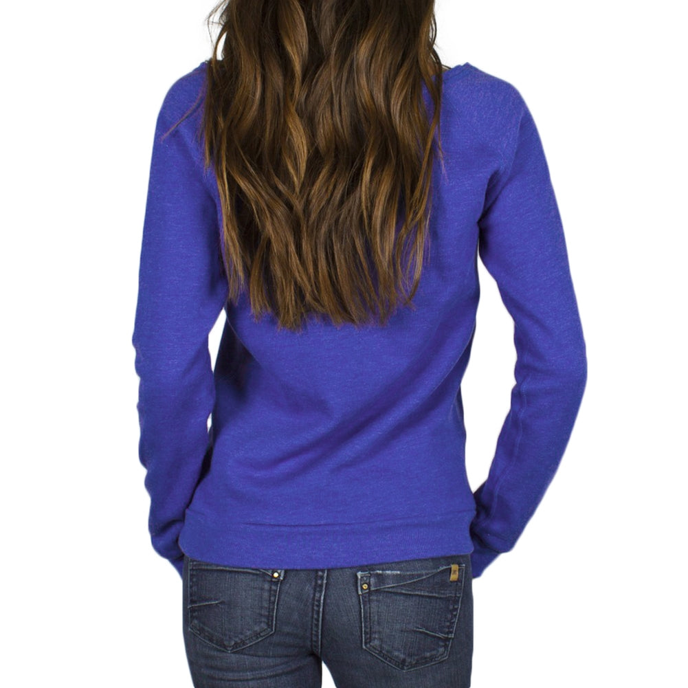 New York Knicks - Fadeaway Slouch Neck Juniors Sweatshirt Juniors Sweatshirts New York Knicks