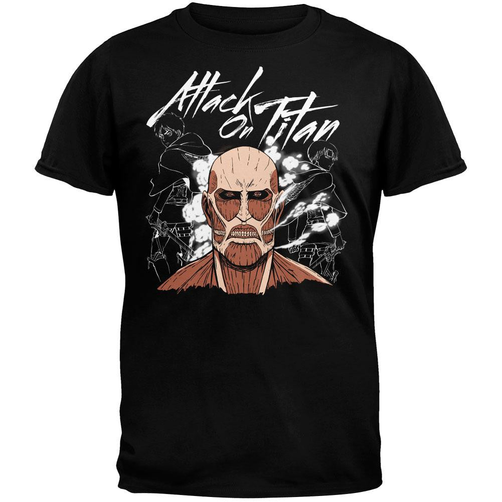 Attack On Titan - Dark Titan T-Shirt Men's T-Shirts Attack on Titan 2XL Black