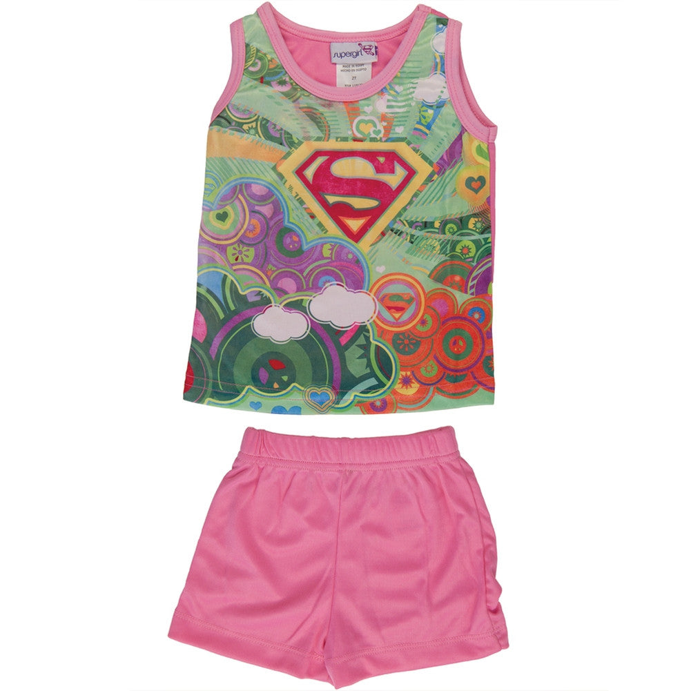 Supergirl - 2 Piece Toddler Sleep Set Toddler Sleep Sets Supergirl