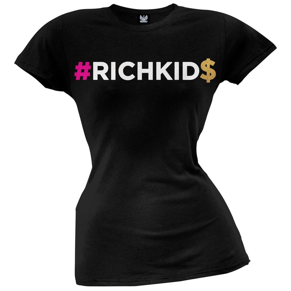 #RICHKIDS Juniors T-Shirt Juniors T-Shirts Old Glory SM Black