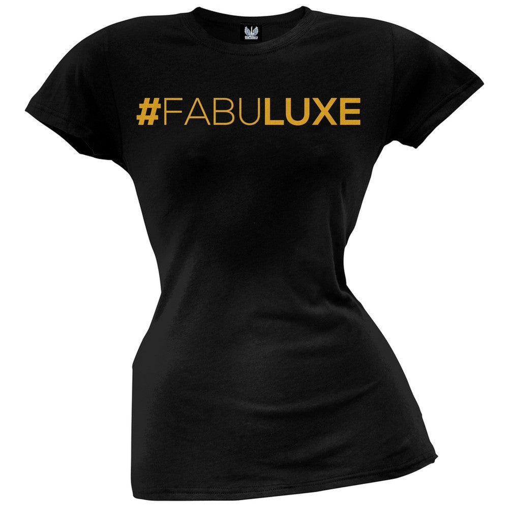 #FABULUXE Juniors T-Shirt Juniors T-Shirts Old Glory SM Black