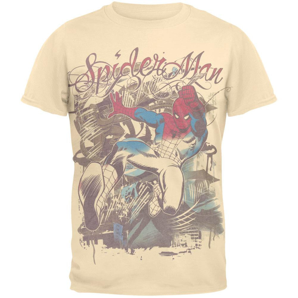 Spider-Man - Ock Flourish Soft T-Shirt Men's T-Shirts Spider-Man 2XL Yellow