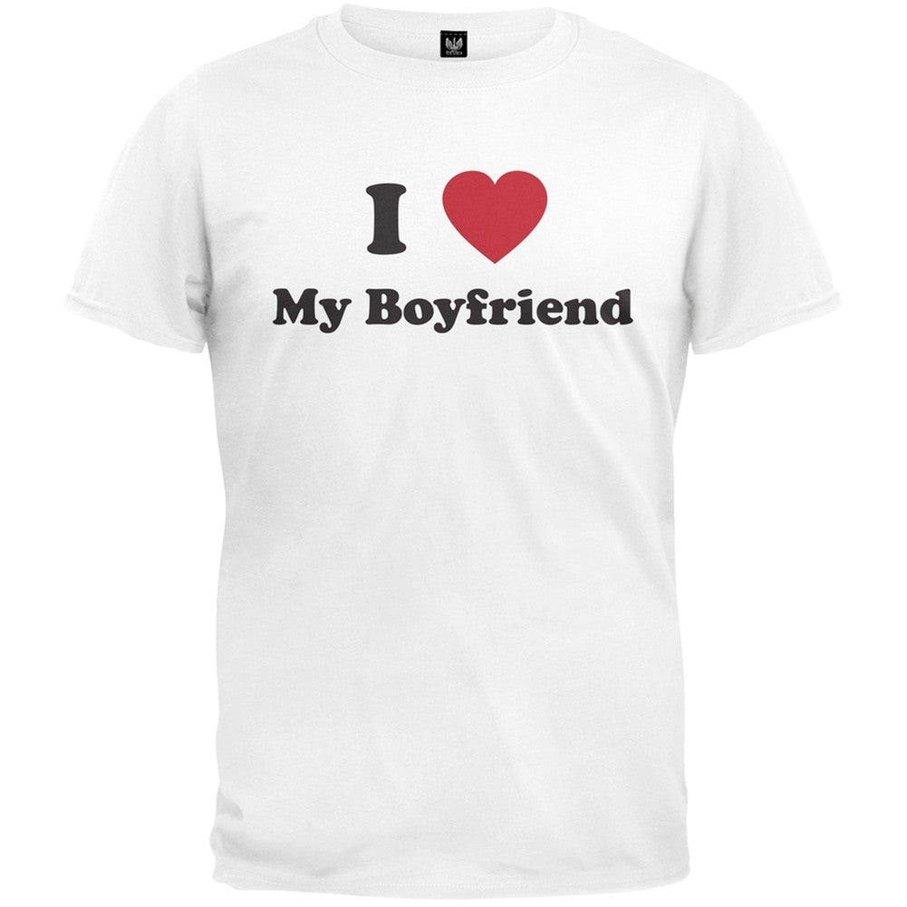 I Heart My Boyfriend T-Shirt Men's T-Shirts Old Glory