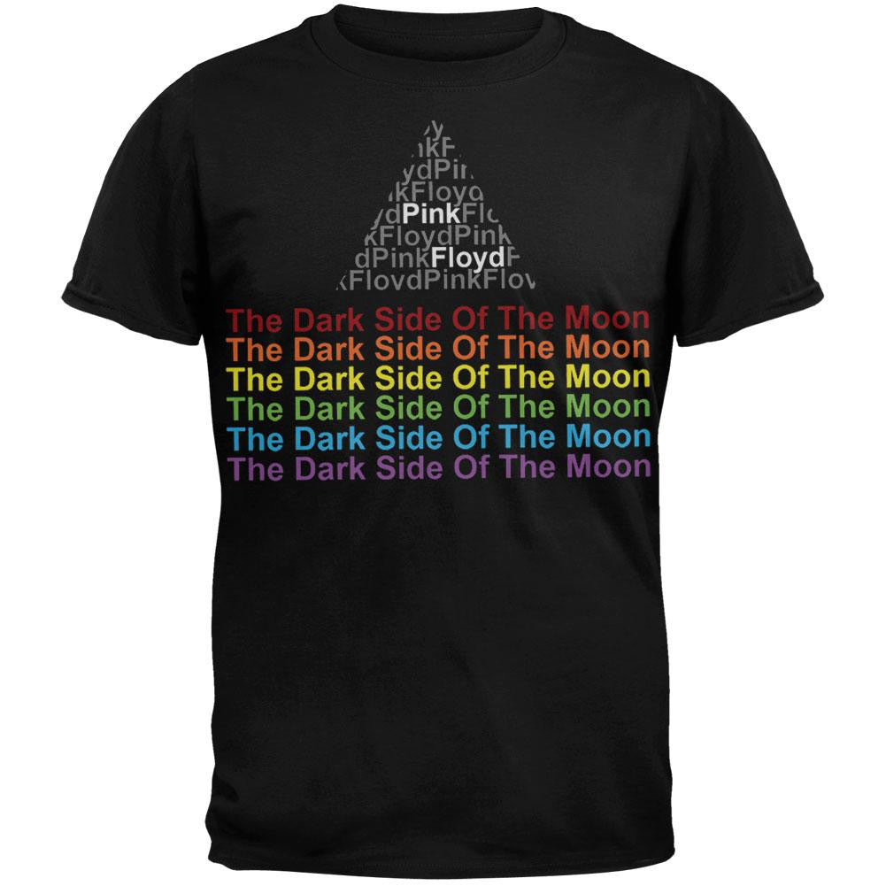 Pink Floyd - Dark Side of the Moon Test Soft T-Shirt Men's T-Shirts Pink Floyd 2XL Black
