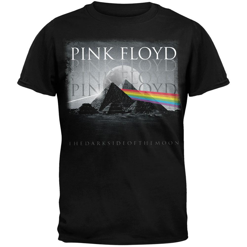Pink Floyd - Pyramid Spectrum Soft T-Shirt Men's T-Shirts Pink Floyd 2XL Black