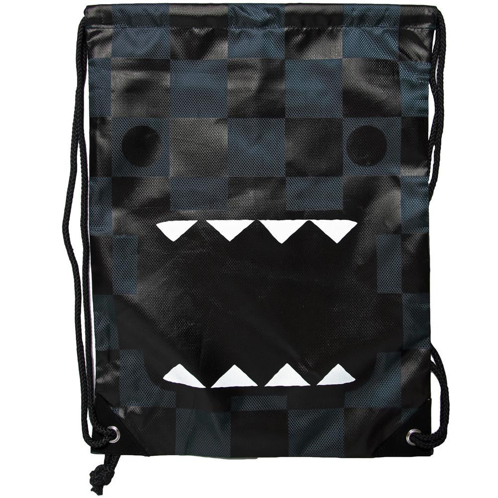 Domo - Face Checkered Backsack Backsacks Old Glory OS Black
