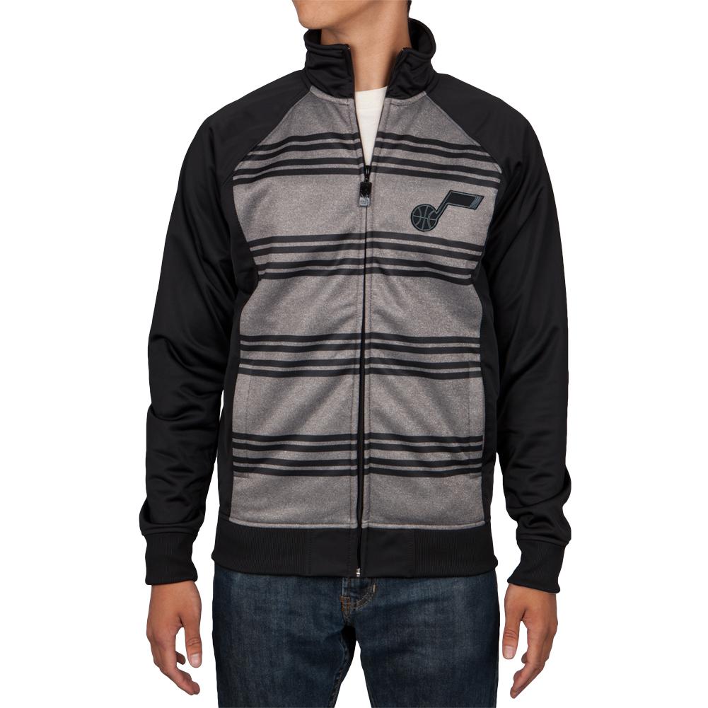 Utah Jazz - Trax Track Jacket Men's Warm-Up Jackets Utah Jazz 2XL Black