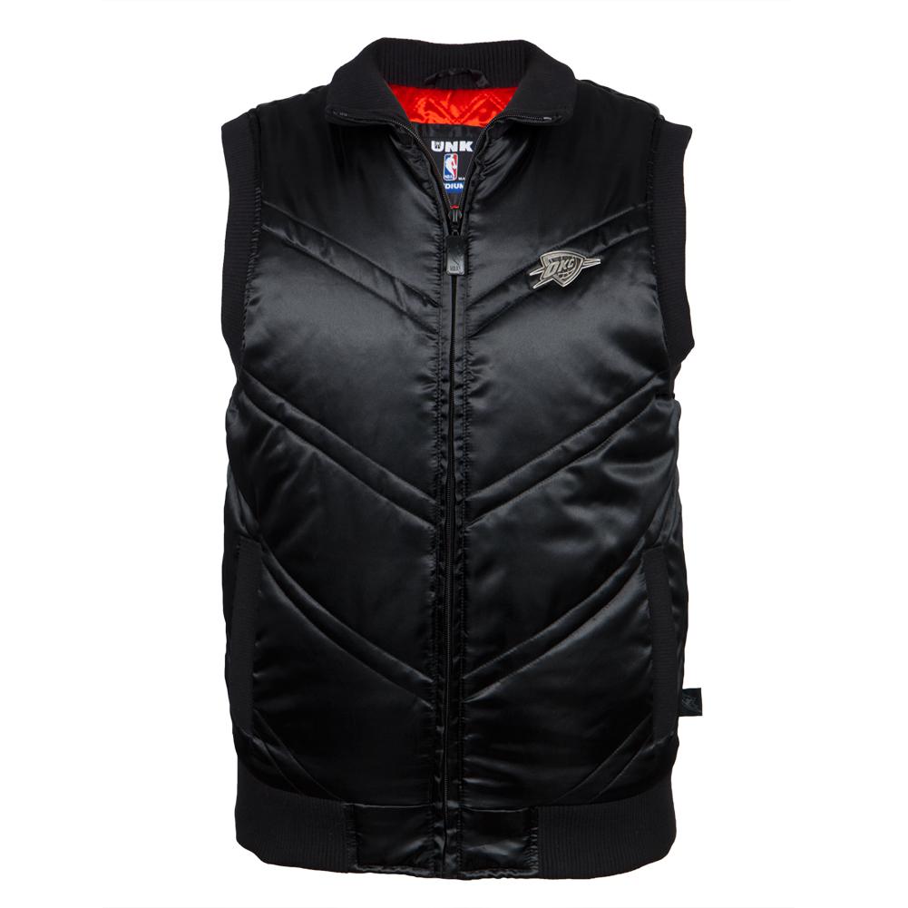 Oklahoma City Thunder - Bubbla Bubble Vest Men's Vests Oklahoma City Thunder 2XL Black