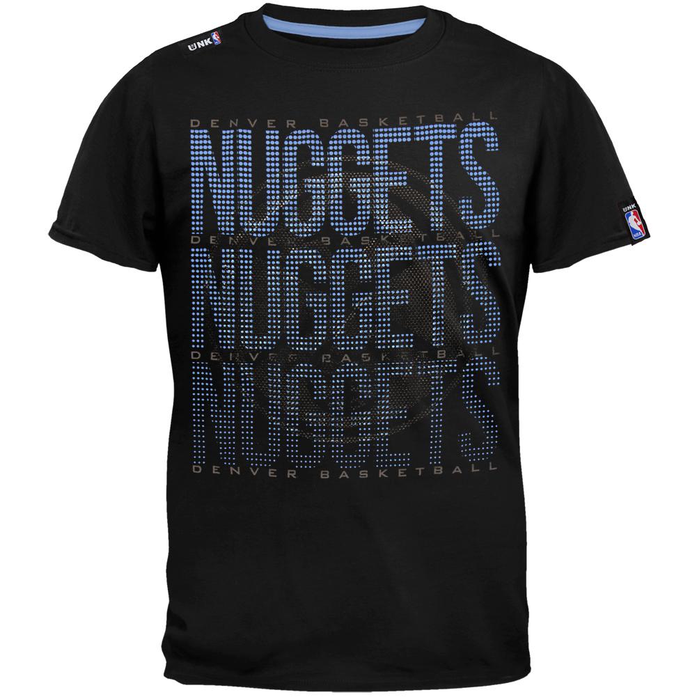 Denver Nuggets - Pinpoint T-Shirt Men's T-Shirts Denver Nuggets 2XL Black